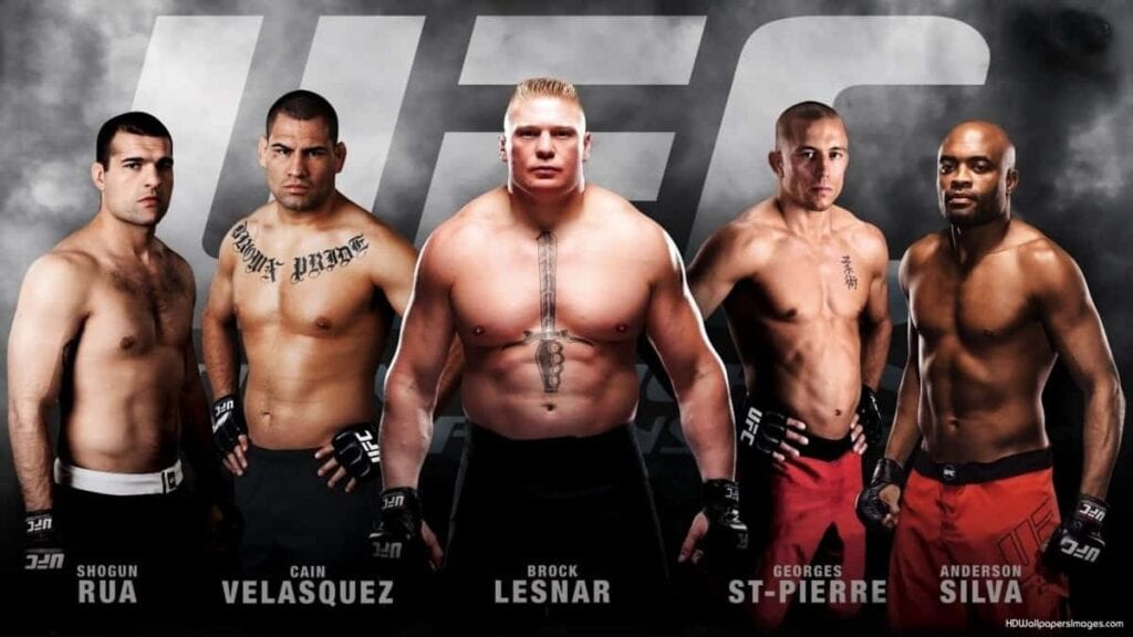 Shogun Rua Cain Velasquez Brock Lesnar Georges St Pierre Anderson Silva