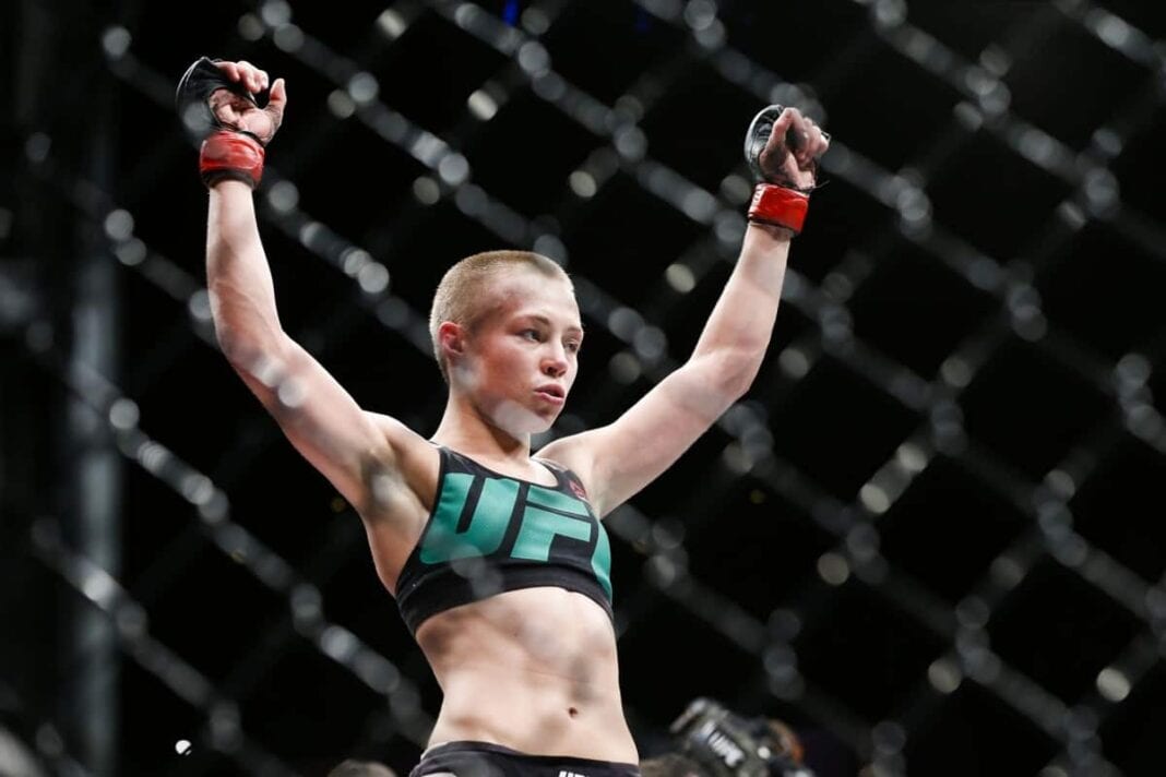 Rose Namajunas Chokes Michelle Waterson In Stellar Performance