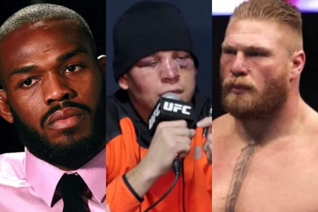 Jon Jones Brock Lesnar Nate Diaz