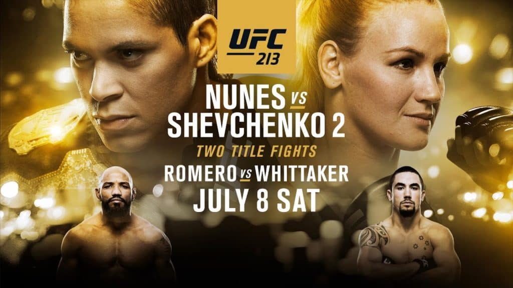 UFC213BannerPoster