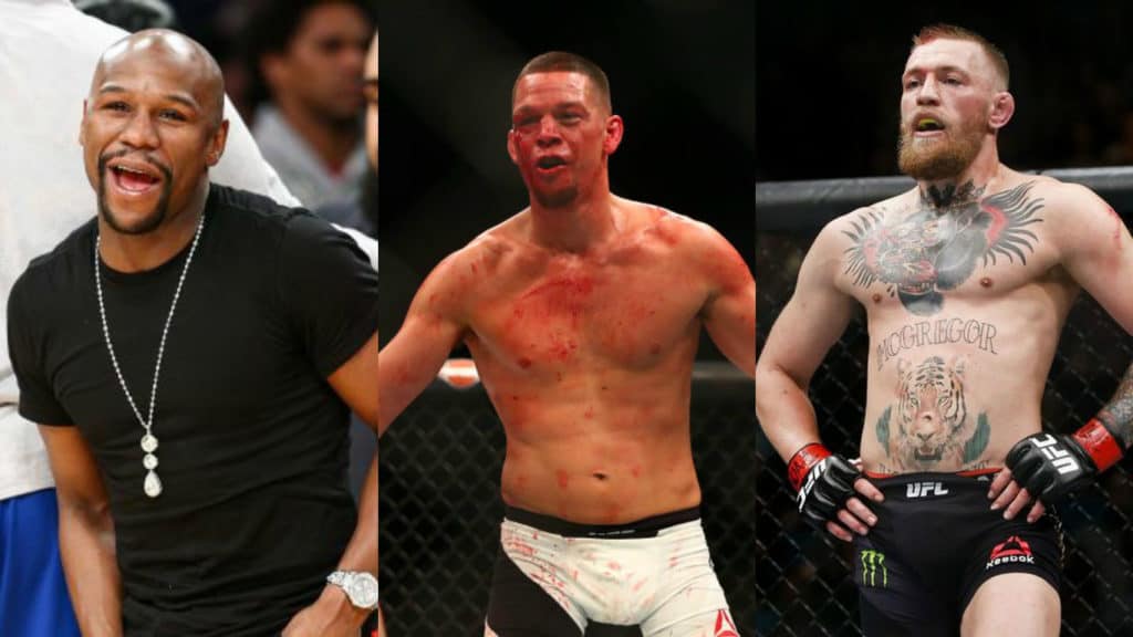 Floyd Mayweather Conor McGregor Nate Diaz