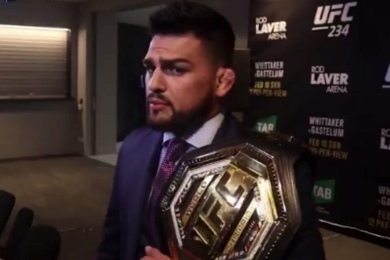 Kelvin Gastelum Declares Himself UFC Middleweight Champ