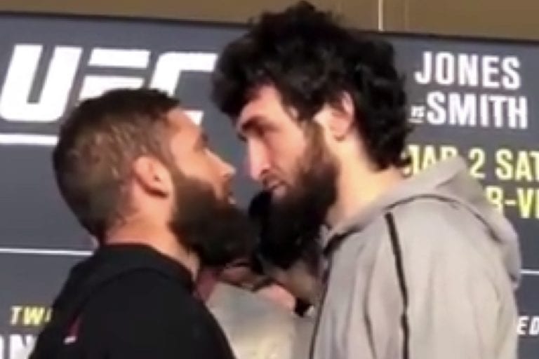 Video: Zabit Stares Down Jeremy Stephens During Intense Faceoff