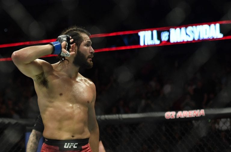 Video: Jorge Masvidal Pieces Up Leon Edwards Backstage After UFC London