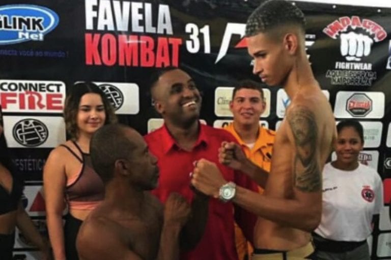 Video: 5’4″ Featherweight Beats 6’7″ Rival In Brazilian MMA