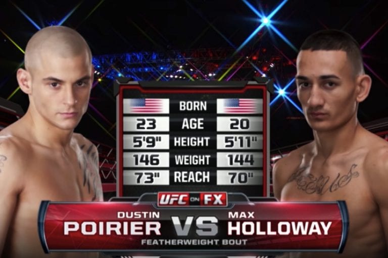 Throwback: Watch Max Holloway & Dustin Poirier’s First Fight From 2012