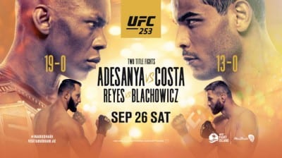 UFC 253: Adesanya vs. Costa Bonuses