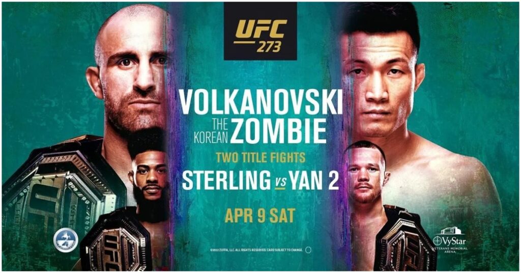 UFC 273 Main Card Betting Preview