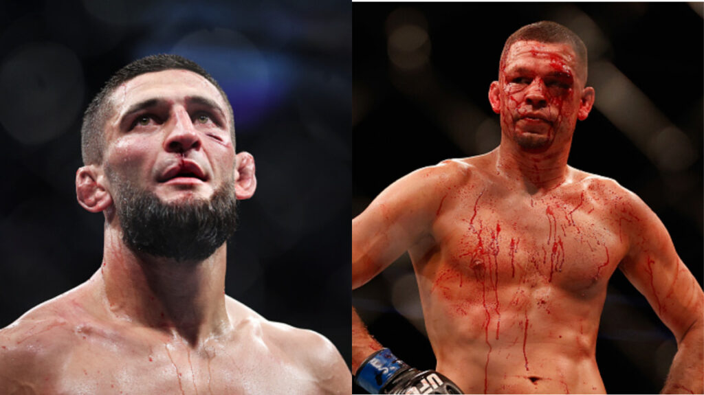 Khamzat Chimaev Nate Diaz Colby Covington