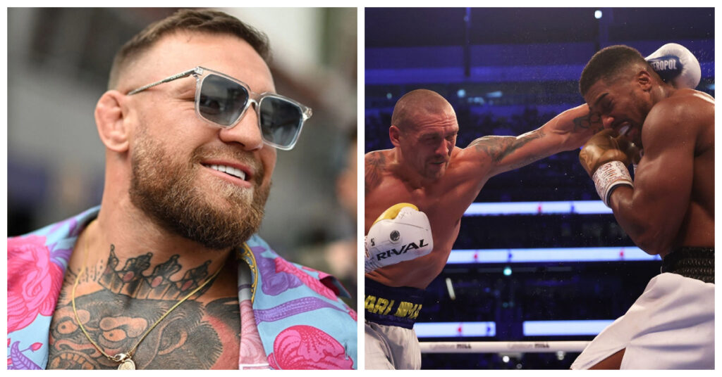 Conor McGregor, Oleksandr Usyk, Anthony Joshua