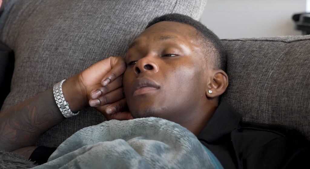 Israel Adesanya sleep