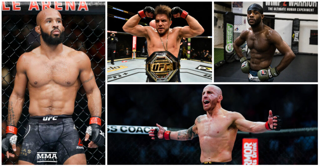 Demetrious Johnson, Henry Cejudo, Alex Volkanovski, Aljamain Sterling