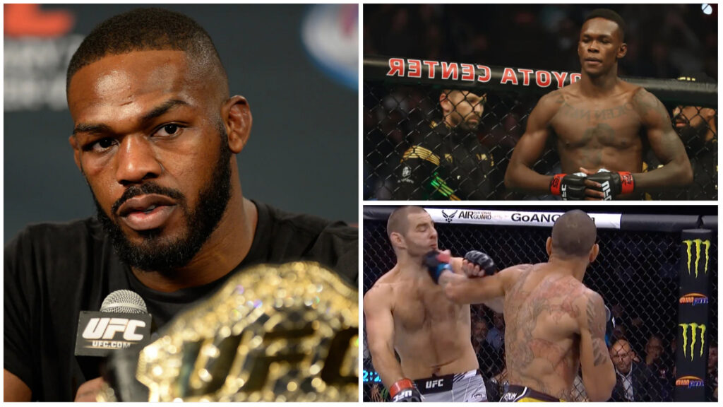 Jon Jones, Israel Adesanya, Alex Pereira, UFC 276