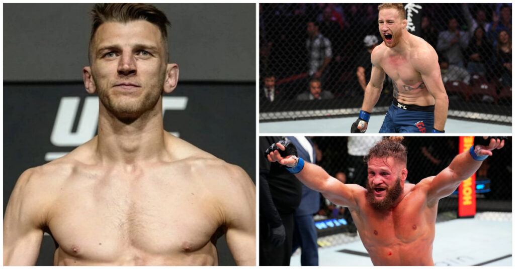 Dan Hooker, Rafael Fiziev, Justin Gaethje