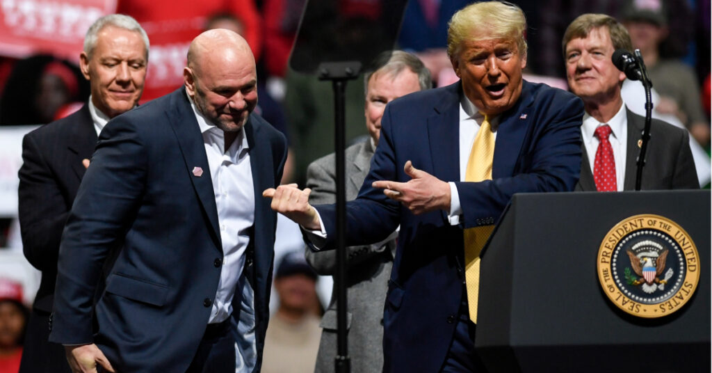 Donald Trump pitches 'Migrant League’ vs. UFC Champions Dana White