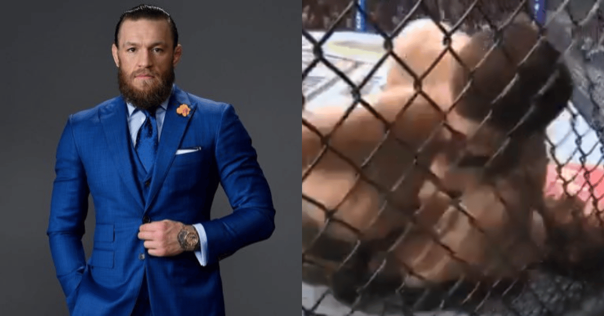 Conor McGregor Khabib Nurmagomedov knee twitter