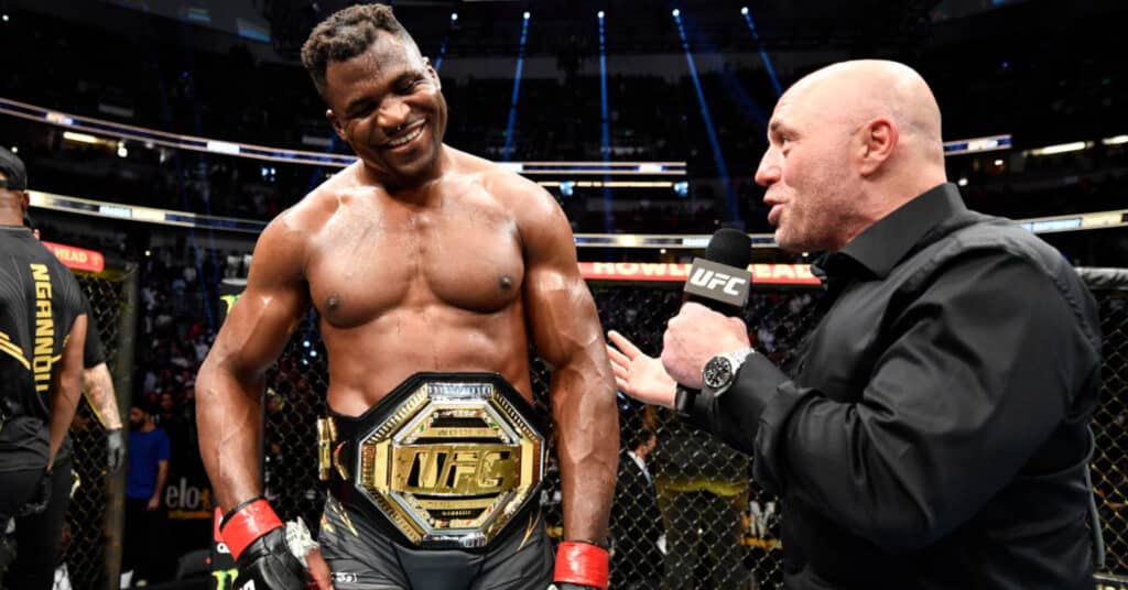 Francis Ngannou Joe Rogan Mad UFC