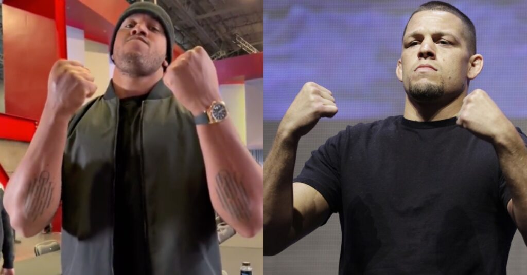 Ciryl Gane Nate Diaz