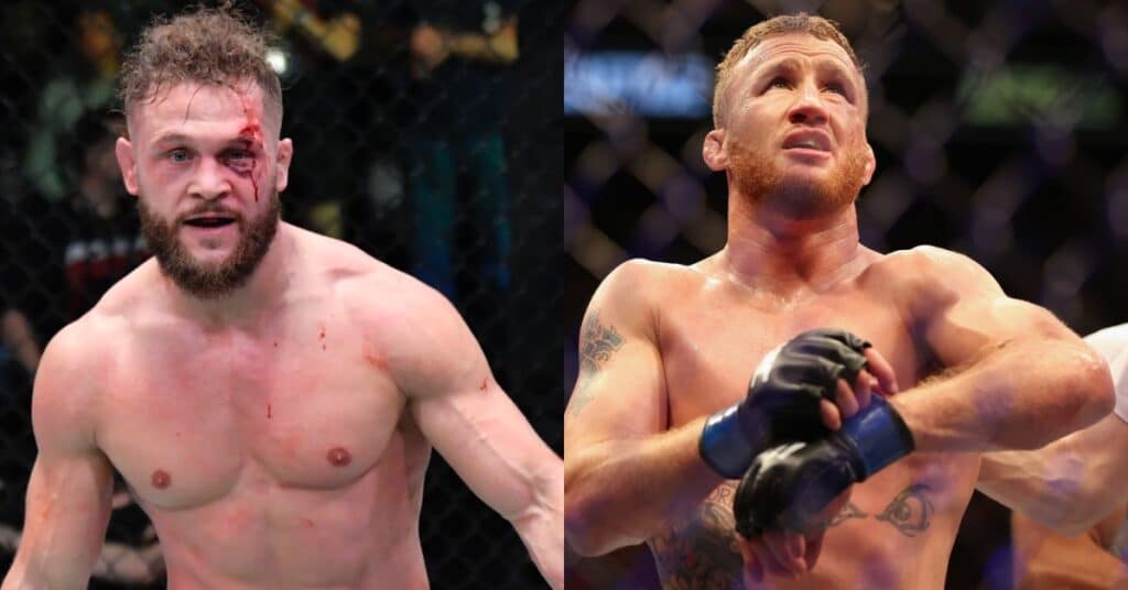 Justin Gaethje Rafael Fiziev UFC 286 eat heart