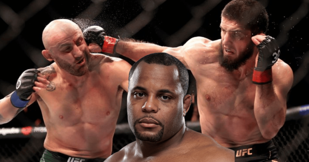 Alexander Volkanovski and Islam Makhachev Daniel Cormier