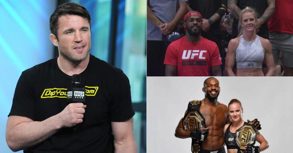 Chael Sonnen, Jon Jones, Valentina Shevchenko, Holly Holm