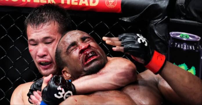 Shavkat Rakhmonov Puts Geoff Neal To Sleep With A Standing Rear Naked Choke In Third Round Ufc