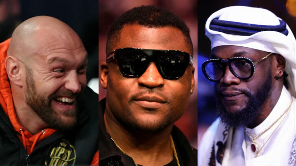 Tyson Fury Deontay Wilder Francis Ngannou