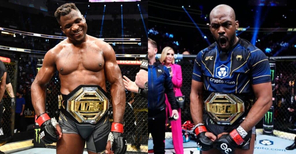 Jon Jones Francis Ngannou fight twice month UFC