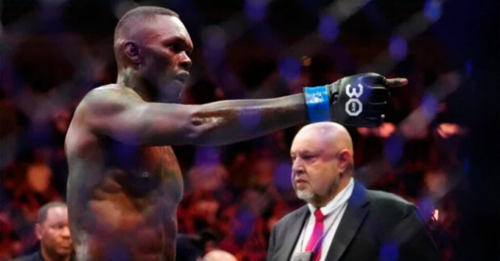 Israel Adesanya mocks Alex Pereira's son with celebration after UFC 287 KO win