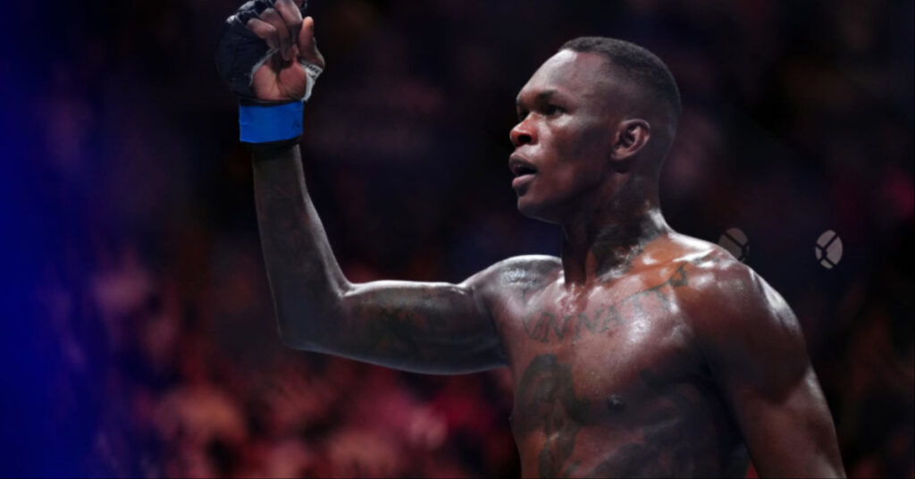 Israel Adesanya plays down Sean Strickland threat he's about a 3 ahead of UFC 293