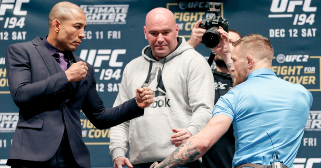 Jose Aldo apologizes to Conor McGregor suck a cane field of d*cks offer training