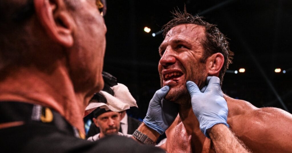 Luke Rockhold suffers multiple cracked teeth in BKFC 41 loss to Mike Perry