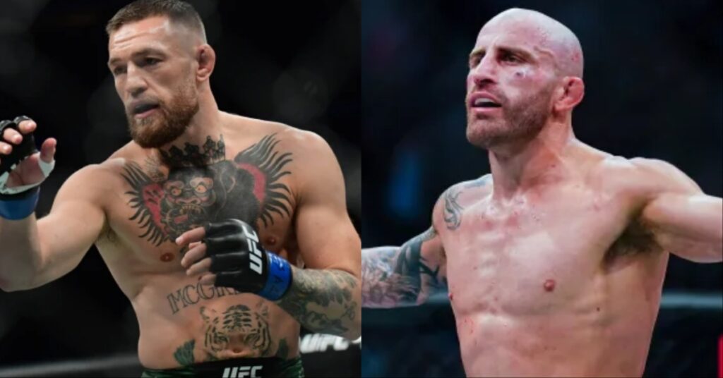 Conor McGregor and Alexander Volkanovski war of words baddest jackass in the sauna