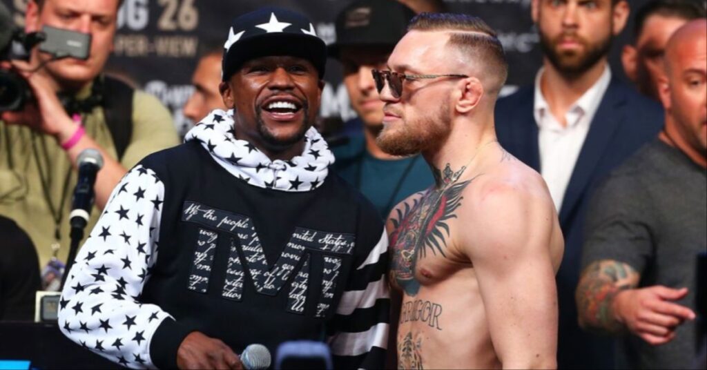 Conor McGregor backs John Gotti in feud with Floyd Mayweather war is on UFC