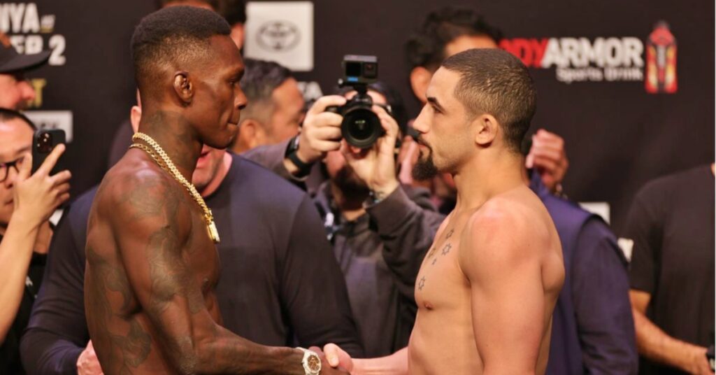 Robert Whittaker claims Israel Adesanya rubs fans the wrong way UFC 293 title loss