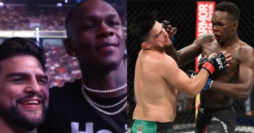 Israel Adesanya and Kelvin Gastelum wholesome meeting UFC 290 i'm proud of you