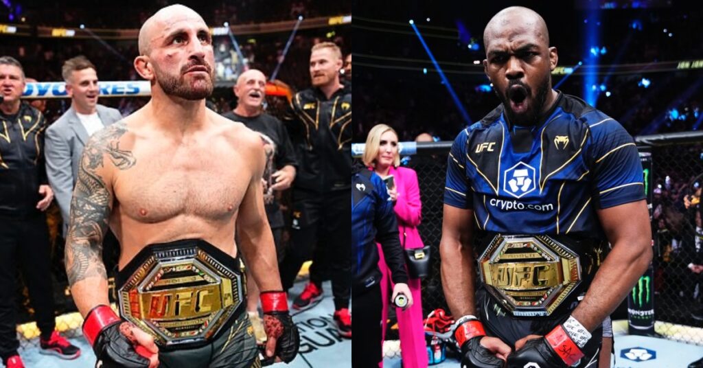 Alexander Volkanovski pound for pound one spot alongside Jon Jones UFC 290 title win