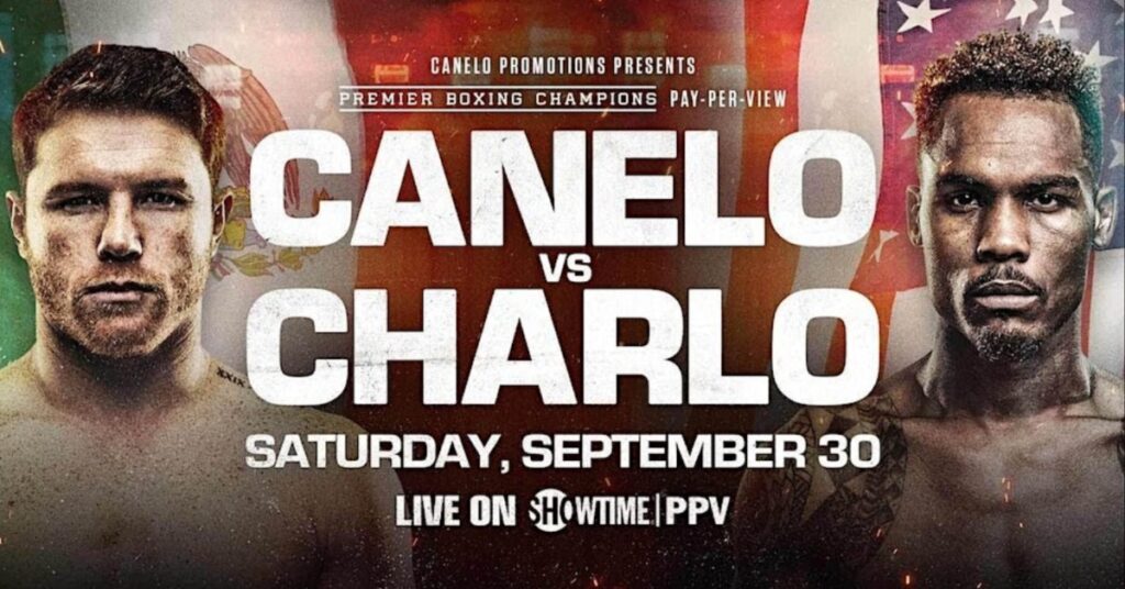 Canelo Alvarez Jermell Charlo betting odds start time ppv price channel information full fight card