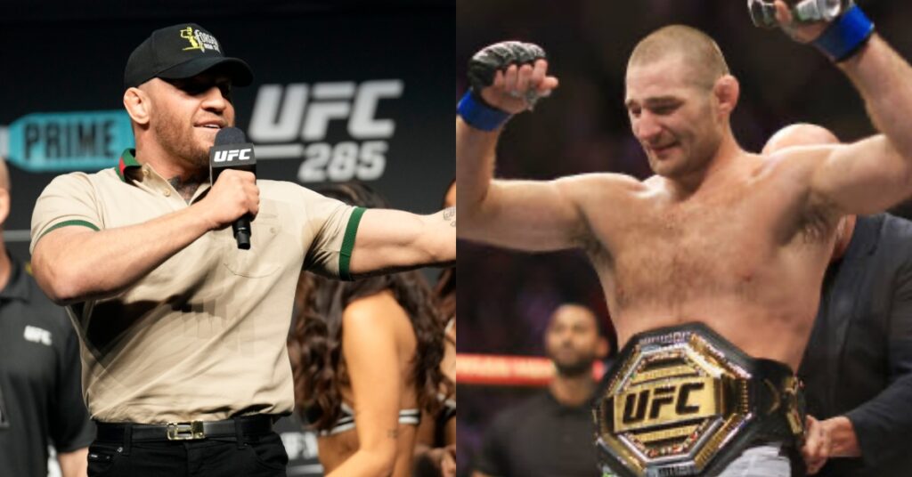 Conor McGregor weighs up middleweight move Sean Strickland title win UFC 293 I'd fancy it