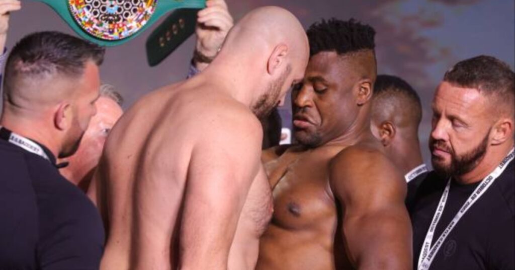 Tyson Fury tipped to fight Francis Ngannou again in rematch we'll do it again