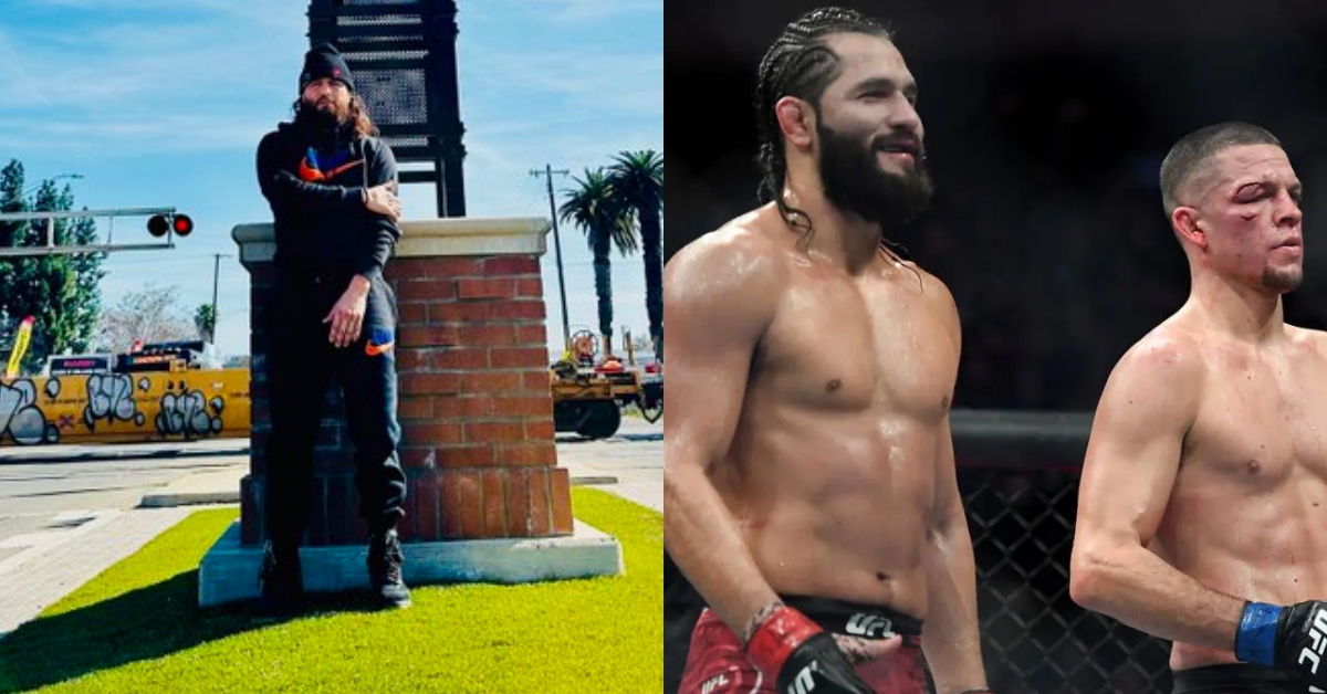 Jorge Masvidal travels to Stockton searches for Nate Diaz there's someone I'm looking for UFC