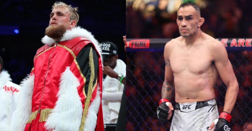 Jake Paul shuts down MMA debut fight with Tony Ferguson I don't want to see him go out like that