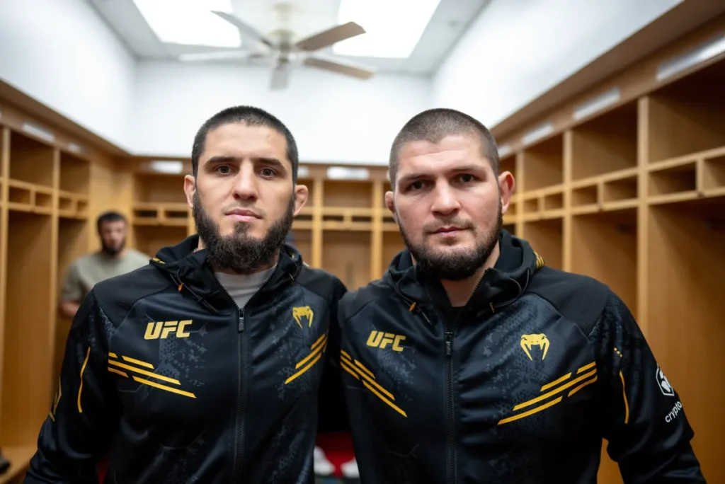 Khabib Nurmagomedov, Javier Mendez, Islam Makhachev