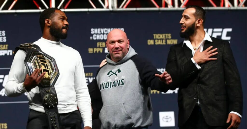 Jon Jones hits back at Dominick Reyes amid legacy jibe what a claim to fame you almost beat me
