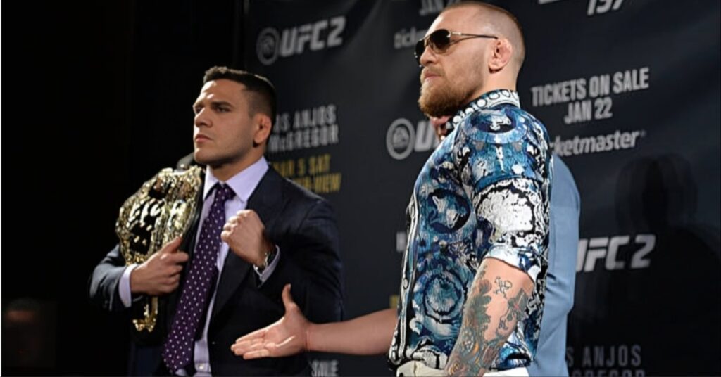 Rafael dos Anjos mocks Conor McGregor after UFC 303 injury it's only a bruise take some ibuprofen
