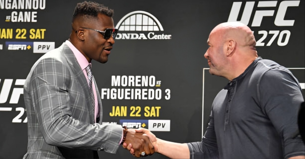 Dana White again claims Francis Ngannou rejected fight with Jon Jones we did everything in our power