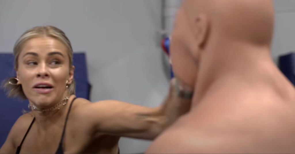 Video - Paige VanZant tests out her slapping skills ahead of Power Slap debut on June 28