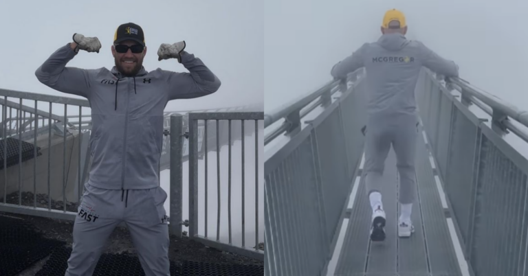 Video – Conor McGregor makes journey to Glacier 3000 in Switzerland: ‘Who gets high like the Mac daddy?’