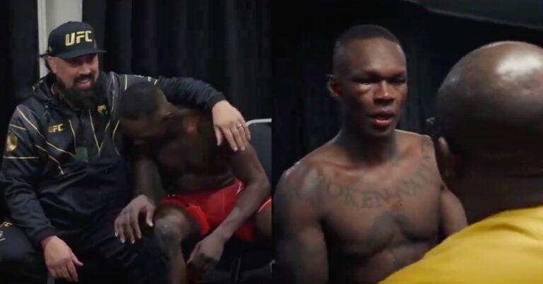 Video – New tape shows distraught Israel Adesanya vowing to beat Sean Strickland after UFC 293: ‘We’ll get him back’