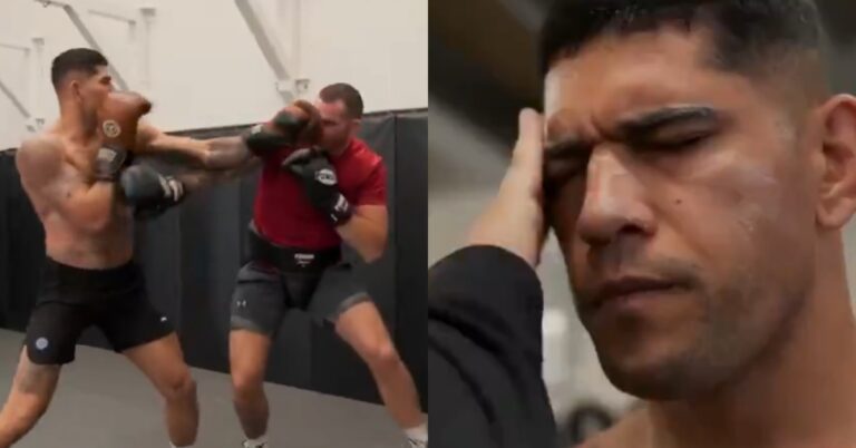 Video – Alex Pereira spars 6ft 6in heavyweight boxing star before UFC 303 fight with Jiri Prochazka